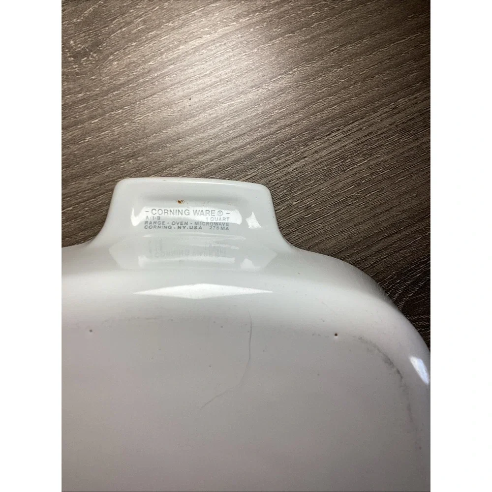 70s Spice of Life Corning Ware A-1-B Casserole Dish Pyrex Lid La Marjolaine 1Qt
